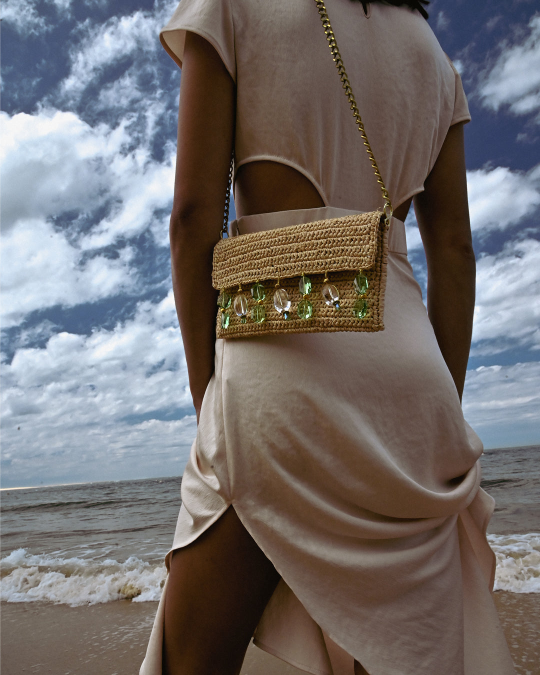 Pochette Green Stones